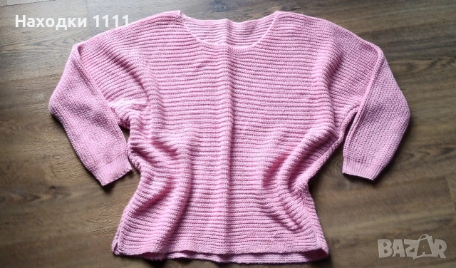 Два красиви пуловера с прилеп ръкав, размер М, отлични, снимка 2 - Блузи с дълъг ръкав и пуловери - 52333266