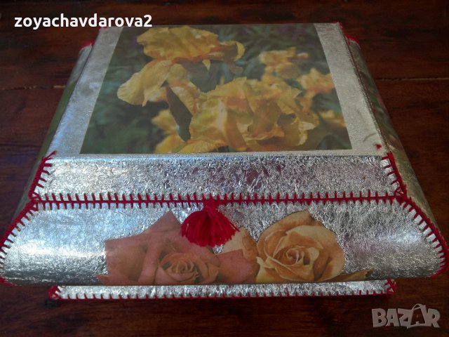 СТАРА КУТИЯ ЗА БИЖУТА РЪЧНА ИЗРАБОТКА