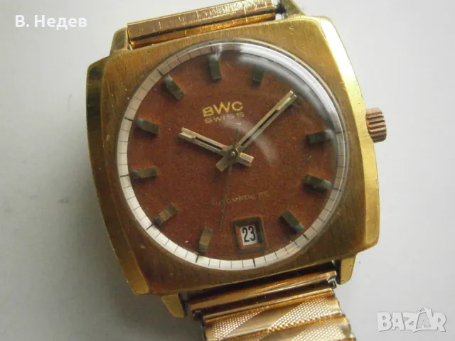 BWC, automatic, case 35,3 mm, cal. ETA 2783, 25 jewels, Swiss, снимка 3 - Мъжки - 48497491