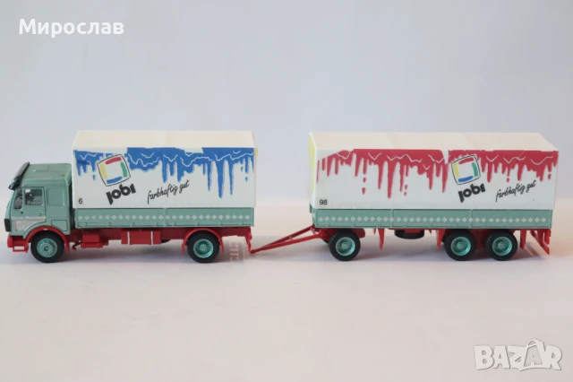 HERPA H0 1/87 MERCEDES BENZ МОДЕЛ КОЛИЧКА КАМИОН TIR