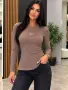 Miu Miu Дамска Блуза С Дълъг Ръкав Миу Миу - Различни Цветове Код I_73, снимка 3