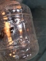 ретро италиански релефен стъклен буркан 5 литра 34/3, снимка 4