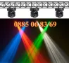 Дискотечен прожектор с 4 диода, прожектор Moving Head, сценично осветление, снимка 2