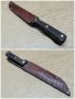 Стар Кован Нож Със Стара Кожена Кания. , снимка 5