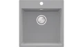 Сива кухненска мивка от гранит Рига 50 XL 480 x 500 мм, снимка 1
