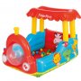 Надуваем влак с топки Fisher Price с 25 топки за забавни игри, Многоцветни, снимка 3