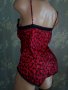 Victoria's Secret -vintage- Боди в червено и черно- М, снимка 2
