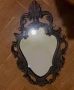 Старинно огледало с рамка от ръчно ковано желязо., снимка 1