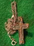 Стар ПРАВОСЛАВЕН СРЕБЪРЕН КРЪСТ СРЕБРО 925 с ПАТИНА и ЦИРКОНИ с ВЕРИЖКА от СРЕБРО 925 ODEMA 40169, снимка 18