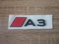 черна емблема Audi A3 нов стил, снимка 4