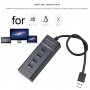 Високоскоростен USB хъб, Модел Combo 4, Разклонител, 4 порта, USB 3.0, снимка 5