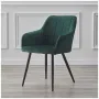 Трапезни столове с кадифена тапицерия, к-т от 2бр - C-UDC066GR, снимка 1