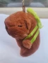 Капибара Capybara плюшена играчка ключодържател, снимка 1