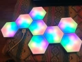Hexagonal Gaming LED панели RGB 8 бр смарт осветление, снимка 1