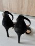 Черни сандали на висок ток с перли Lipsy london, снимка 4
