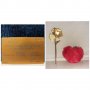 Персонализиран романтичен подарък - роза, сърце и лазерно гравирана картчика