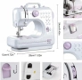 Мини шевна машина 12 вида шева – зигзаг, цип, копчета, вградена светлина, 12м гаранция, снимка 10