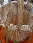 Уникален филигран кошница комлект с лъжички и вилици, снимка 2