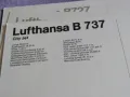 Картички самолети на Луфтханза нови винтидж 150х105мм В 737-В 727-А 380, снимка 14