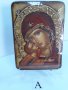 Луксозна икона на платно с Пресвета Богородица Майка - Модел А-идеален подарък за Именните дни 