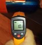 Инфраред термометър, безконтактен термометър, измерва от -50 градуса С до +380 градуса С, термометър, снимка 3