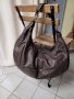 FERCHI Естествена кожа голяма торба,тъмнокафява( 315$ в интернет сайтове), снимка 2