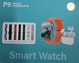 Смарт часовник P9 със слушалки и 7 различни каишки  , снимка 4