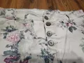 Дамски дънки с цветя, снимка 8