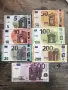 Реквизитни сувенирни евро банкноти, пачки по €5, €10, €20, €50, €100, €200 и €500 за сватби, снимка 1