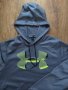 Under Armour Sweatshirts Fleece Hoodie - страхотно мъжко горнище , снимка 1 - Спортни дрехи, екипи - 38363743