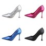 Дамски елегантни обувки на висок ток, 4цвята - 023