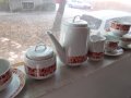 Стар български порцеланов сервиз за чай, снимка 3