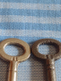 Два стари ключа от соца за брава за КОЛЕКЦИЯ ДЕКОРАЦИЯ БИТОВ КЪТ 28548, снимка 2