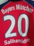 Bayern Munich Salihamidzic Match Worn Adidas мачова оригинална тениска фланелка Байерн Мюнхен , снимка 3