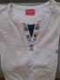 Мъжка бяла блуза фланелка Mastiff, снимка 1 - Тениски - 33809336