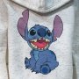 Нов детски суичър с дигитален печат Стич (Stitch) в цвят бял меланж, снимка 2