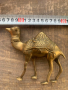 Стара масивна бронзова пластика-камила-414 гр, снимка 3