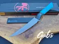 Нож с фиксирано острие Microtech Santoku 3100B/3200B ,Bohler M390 фултанг, снимка 8