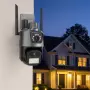 Двойна Smart WiFi безжична IP 6MPX камера 15108 + Подарък Карта памет HIKSEMI NEO 64GB 24369, снимка 4