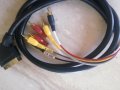 Продавам чисто нов скарт-кабел с ченчове-много качествен и не използван подходящ за T.V и P.C, снимка 1 - Кабели и адаптери - 33777356