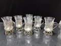 Стари руски стакани подстакани филигран, снимка 2