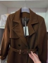 Разкошно кафяво палто, снимка 3