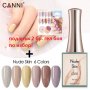 Uv&Led гел лак Canni Nude / телесни цветове 16 мл, снимка 1 - Продукти за маникюр - 30678623