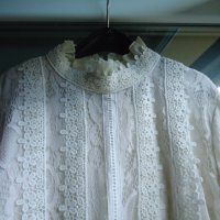 дамска дантелена блуза, снимка 4 - Блузи с дълъг ръкав и пуловери - 44334293