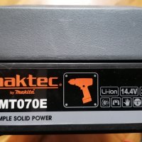 Акумулаторен винтоверт MAKTEC MT070E, 14,4V!, снимка 2 - Винтоверти - 39648333