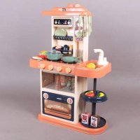 Детска кухня с мивка, пара и аспиратор, снимка 2 - Играчки за стая - 42759399