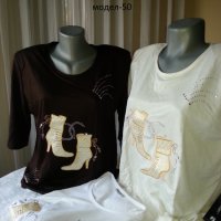 Различни модели дамски блузи, снимка 2 - Тениски - 20219443