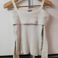 Блузка с голи рамене, снимка 1 - Блузи с дълъг ръкав и пуловери - 38983557