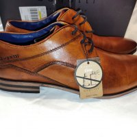 Официални мъжки обувки от естествена кожа BUGATTI №43, снимка 2 - Официални обувки - 36848013