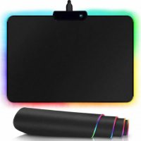 Светеща  RGB Гейминг подложка за мишка , снимка 3 - Клавиатури и мишки - 34078230